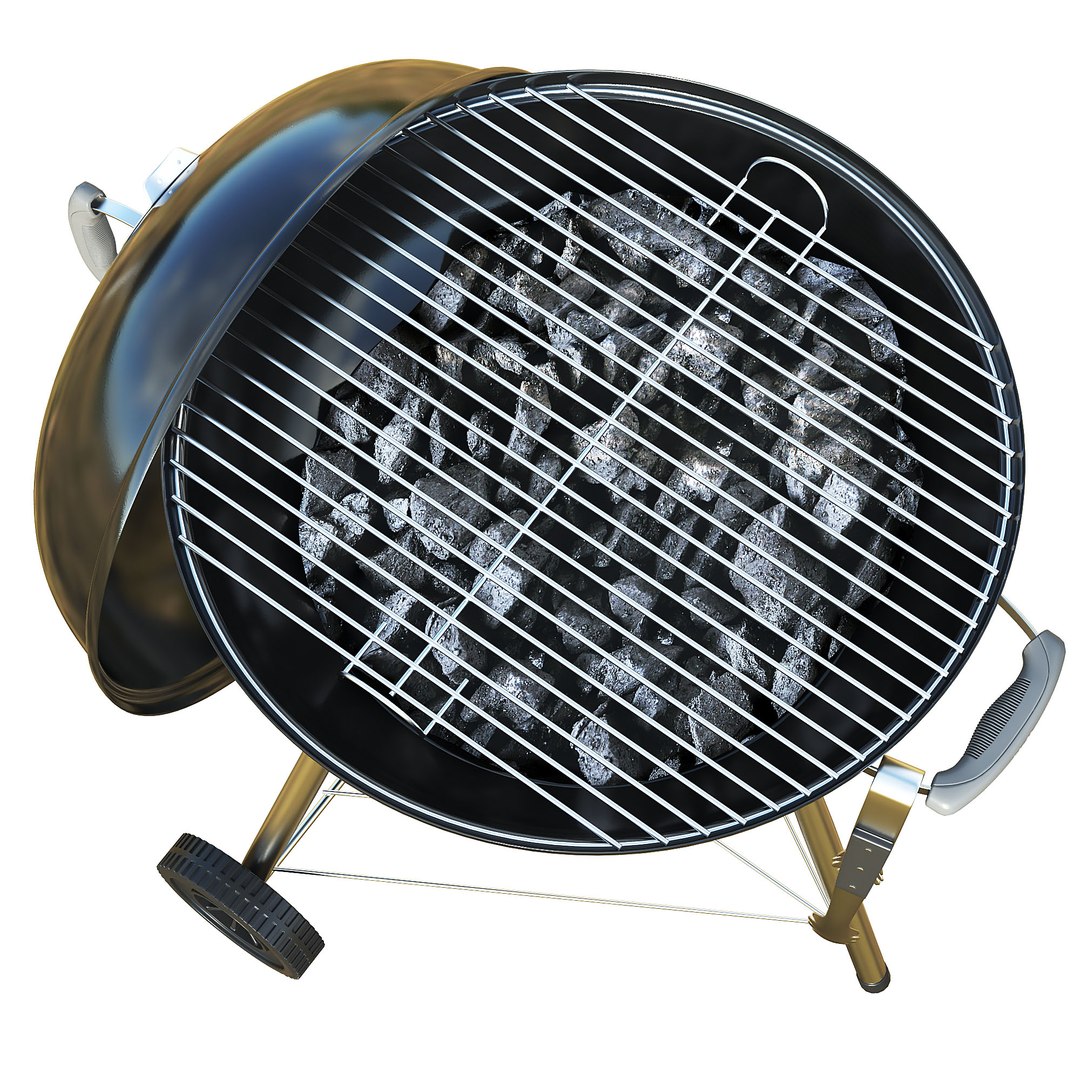 Portable Kettle BBQ Grill 3D TurboSquid 1760109