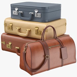 Vintage Luggage Collection model