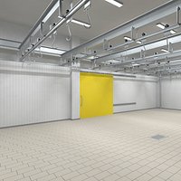 Tile Floor Butchery Refrigeration Facility