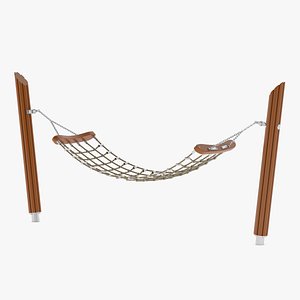 Lappset Moomin Blancing Hammock 3D model