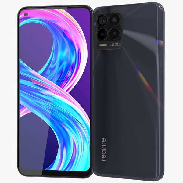 Realme 8 Punk Black 3D model