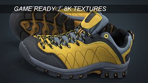 3d model realistic sneakers