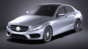 Mercedes Benz C Class W205 2017 sedan VRAY