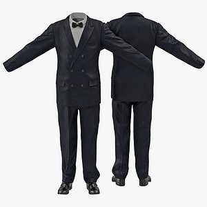 Men Suit 8 3D Model