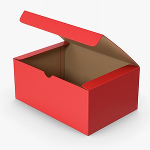 Red Box Package 3D model