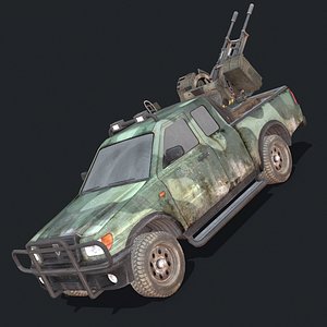 military vehicles 3D model