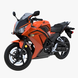 Honda CBR300R 2016 Lightweight Motorcycle Rigged