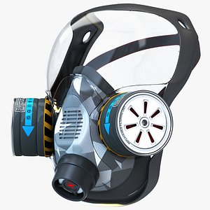 mask- respiratory device protective 3D model