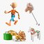 Coleção de brinquedos de madeira 10