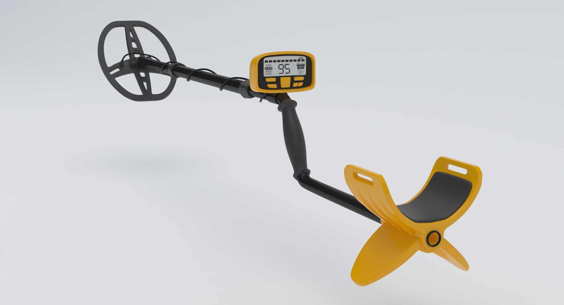 Generic Metal Detector Dd 3D Model - TurboSquid 1405097