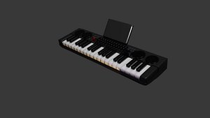 music keyboard 3D model