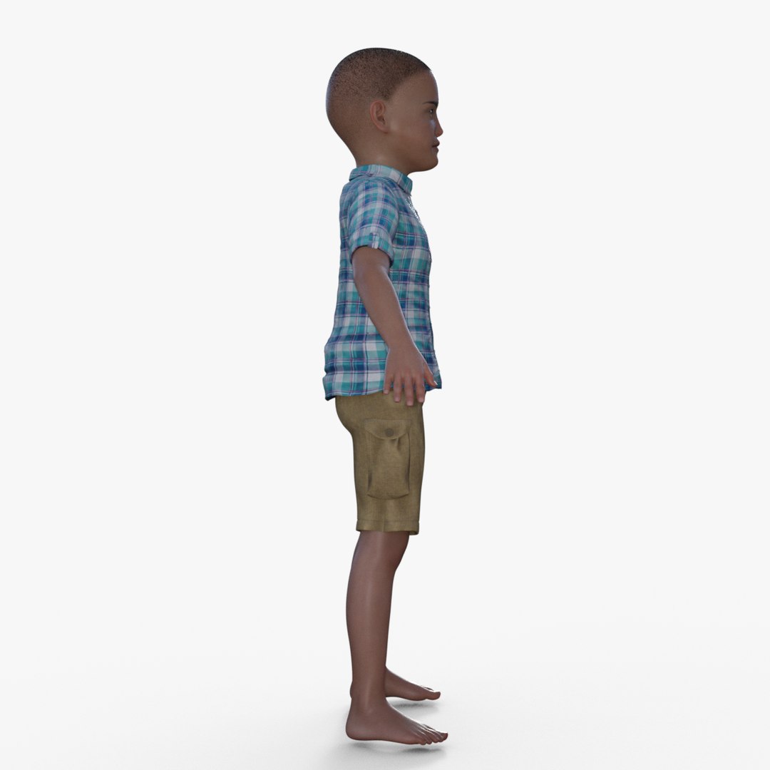 Realistic Boy Rigged 3D Model - TurboSquid 2218220