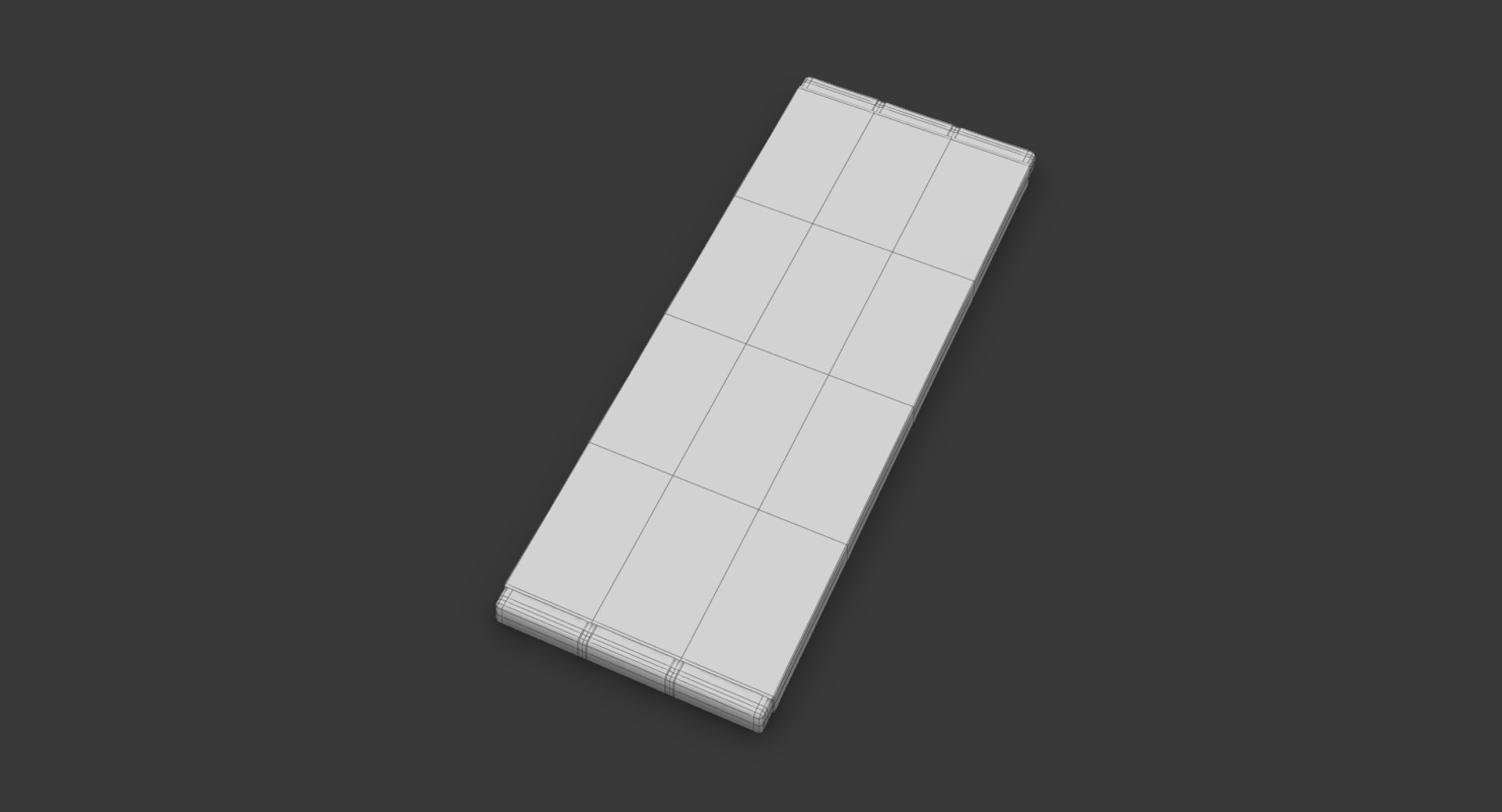 3D white mint chocolate bar model https://p.turbosquid.com/ts-thumb/ay/1GCRuD/nfwFS0hg/chocolate_white_mint_wireframe05/png/1523462563/1920x1080/fit_q87/d603b9538f2fbce1ca2c50c78dd69911b069c386/chocolate_white_mint_wireframe05.jpg
