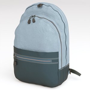 3D Classic School Bag