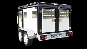 police trailer