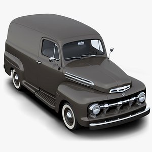 Ford F-1 Panel Truck 3D