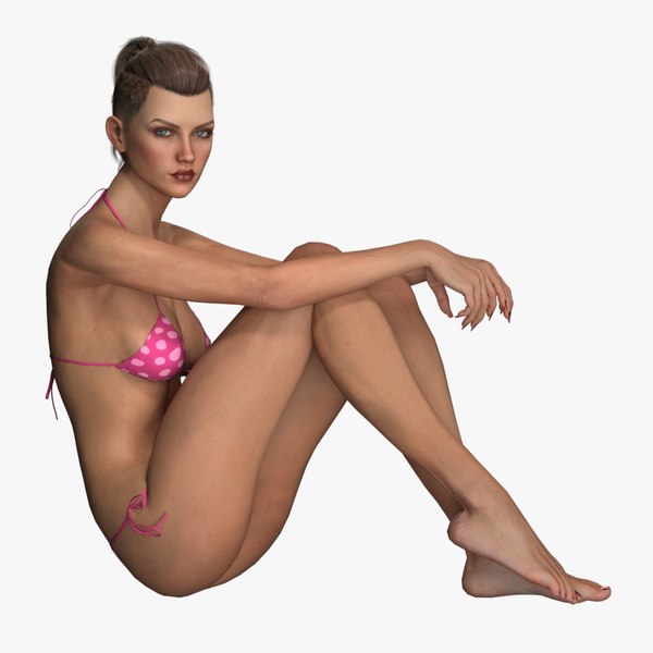 3D Realistic Female Rigged Game Ready