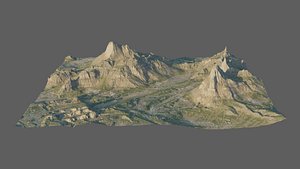 8K Mountain Valley Landscape 2 model