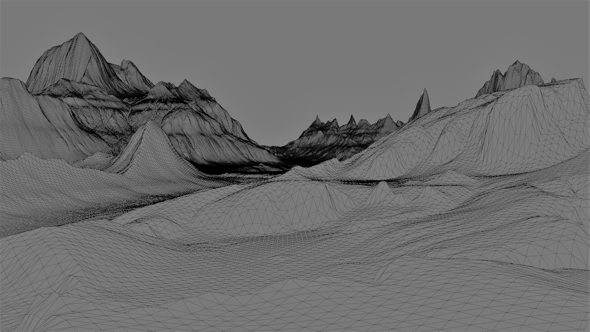 8K Mountain Valley Landscape 2 Model - TurboSquid 1820595