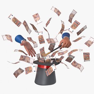 Euro 50 Magic Hat Money