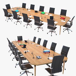3D Conference Table 1 model