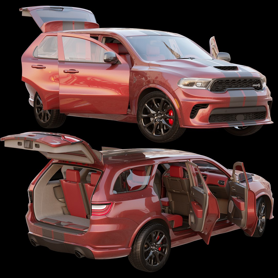 3D Dodge Durango Srt Hellcat - TurboSquid 1631938