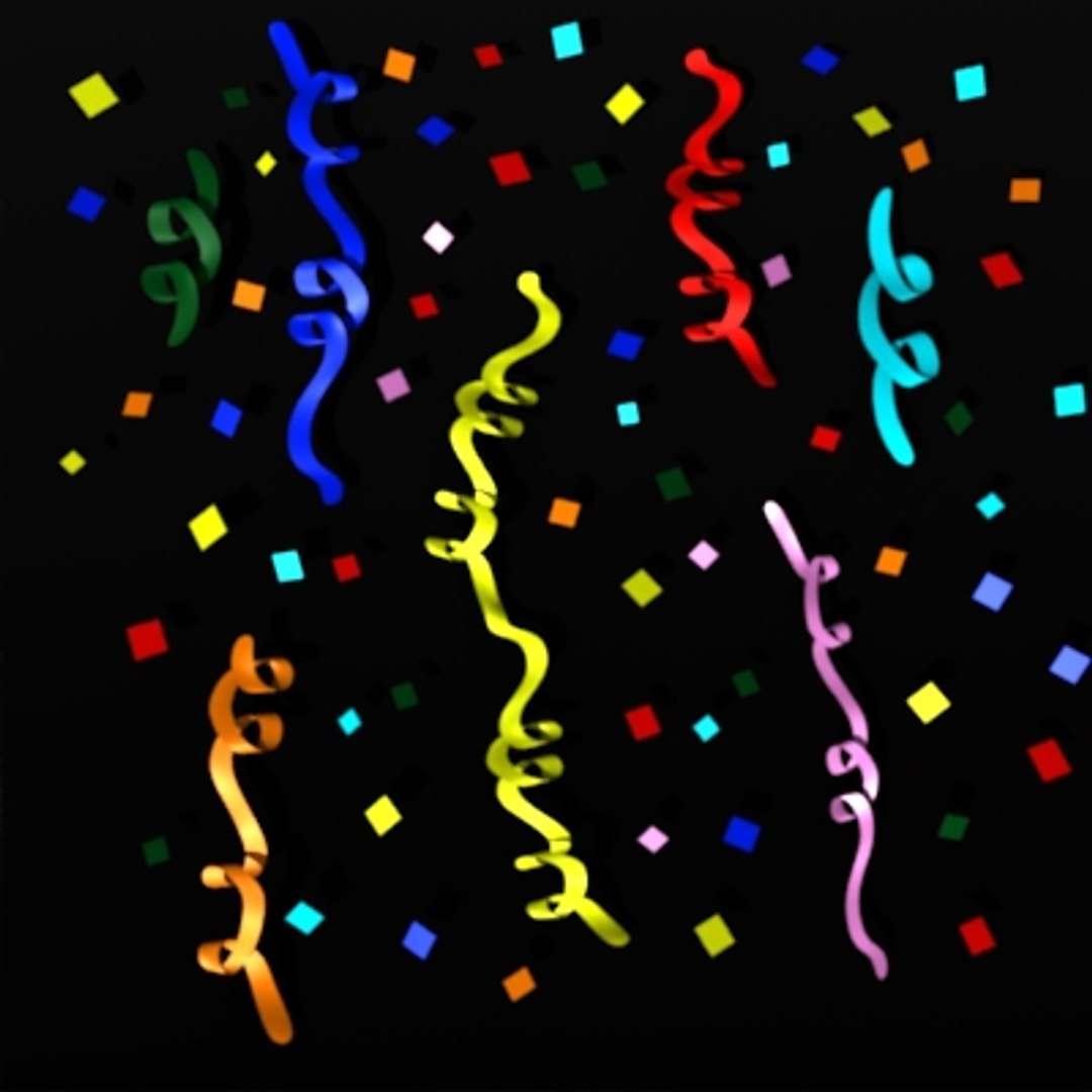3ds Max Confetti