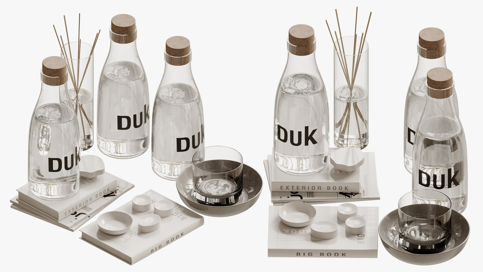 Decorative Set For Interior 01 3D Model - TurboSquid 2203264