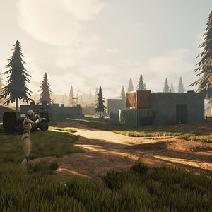 Military Battlefield Game Environment  UE5 model