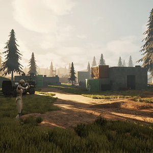 Military Battlefield Game Environment UE5