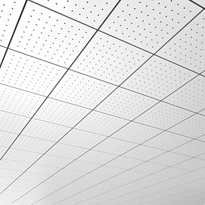 3d office ceiling tileable pattern model