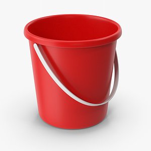 Plastic Bucket 3D