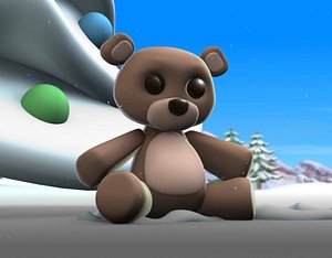 3D teddy bear