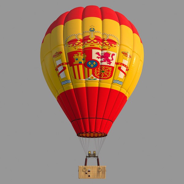 parachute spain 3D model