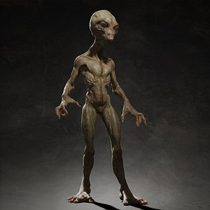 Alien Desenho Modelo 3D $10 - .dae .obj - Free3D