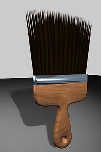 paint brush drs 3d model