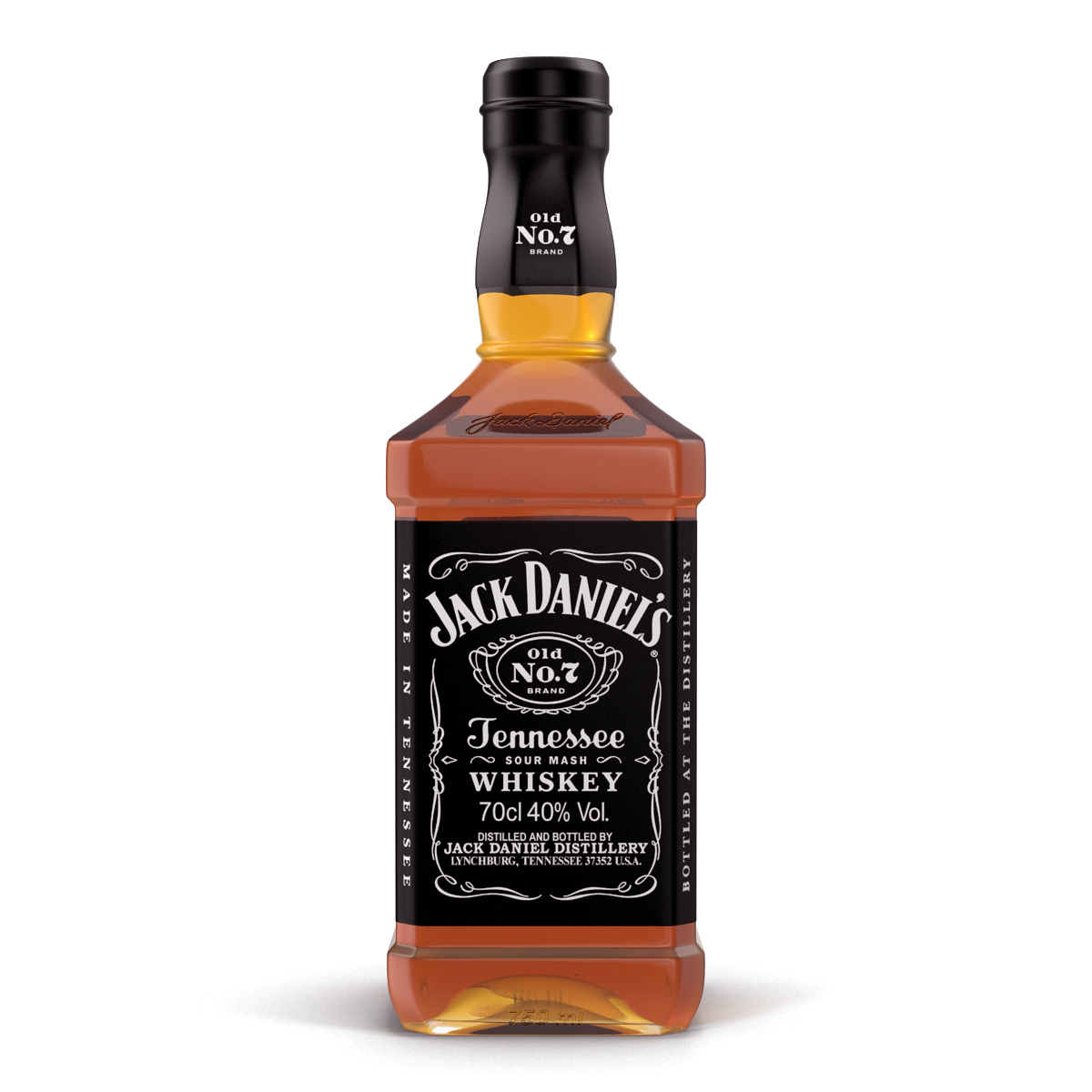 3d jack daniels bottle