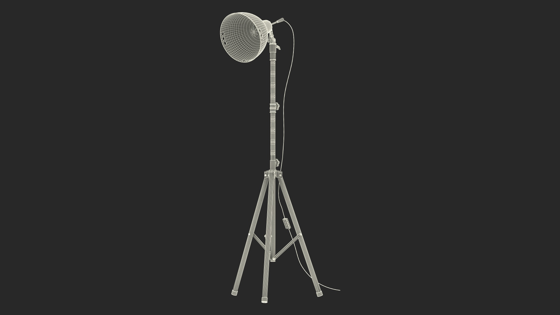 Studio Spotlight On Tripod Stand 3D Model - TurboSquid 2265162