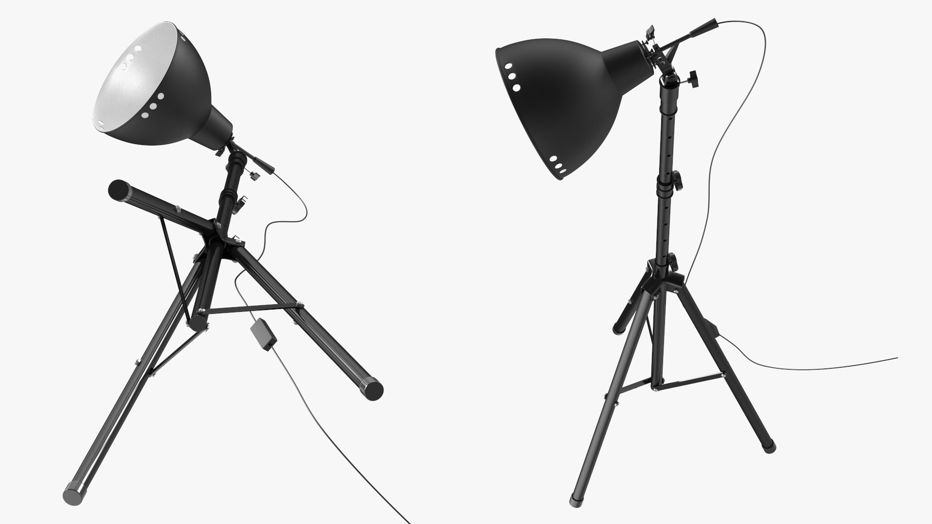 Studio Spotlight On Tripod Stand 3D Model - TurboSquid 2265162