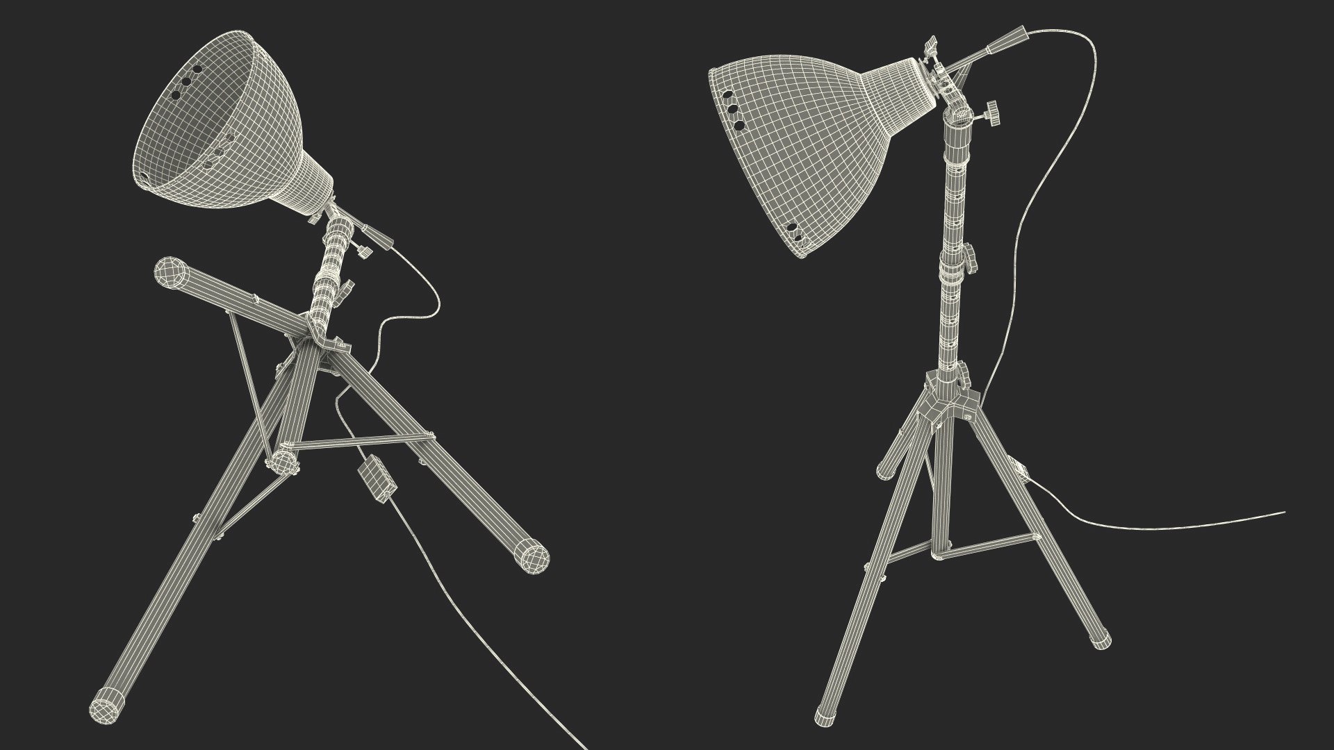 Studio Spotlight On Tripod Stand 3D Model - TurboSquid 2265162