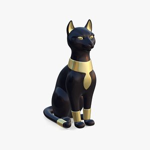 Figurine of an Egyptian Cat model