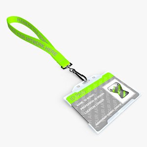 c4d lanyard id leash