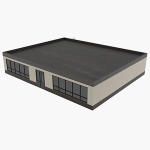 3D building store shop model