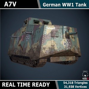 German Ww1 Tank Paper Models