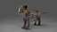 Fur Baby Jaguar Rigged in Blender