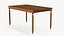 3D Dining Table Wooden Modern
