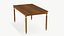 3D Dining Table Wooden Modern