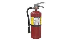 3D Fire Extinguisher Carbon dioxide model