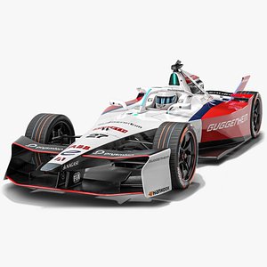 Andretti Formula E Team 2025 Gen3 Race Car 3D model