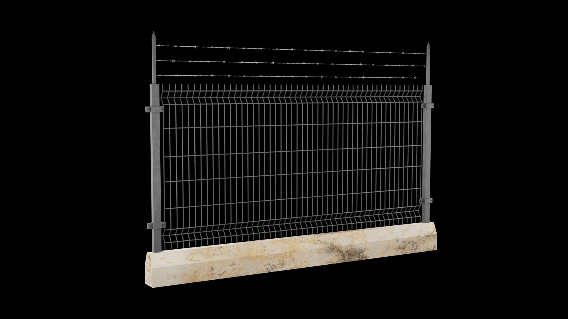New Security Barbed Wire Fence 3D model https://p.turbosquid.com/ts-thumb/ay/qfCLrw/Kl/1_1/png/1725524744/1920x1080/fit_q87/f3a305d73ea808a4d10b40402f27d1966a79c1d6/1_1.jpg